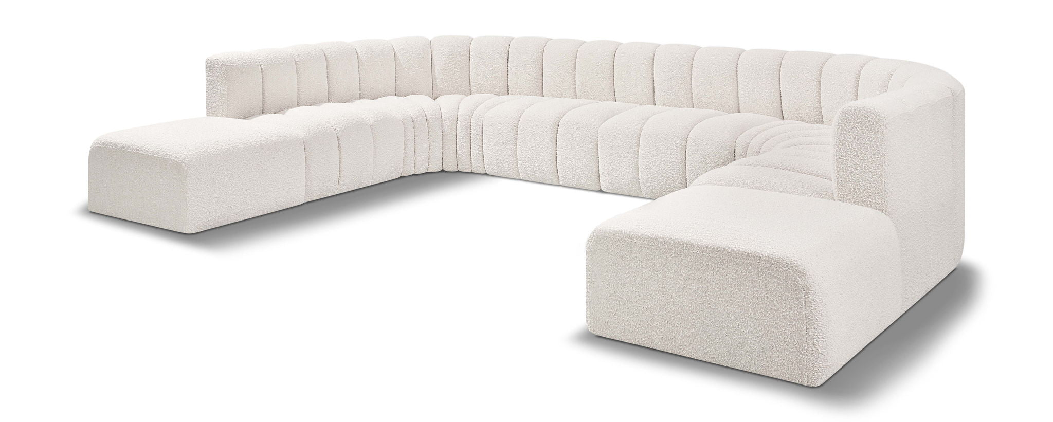 Arc - Boucle Fabric Modular Sectional - Urban Living Furniture (Los Angeles, CA)