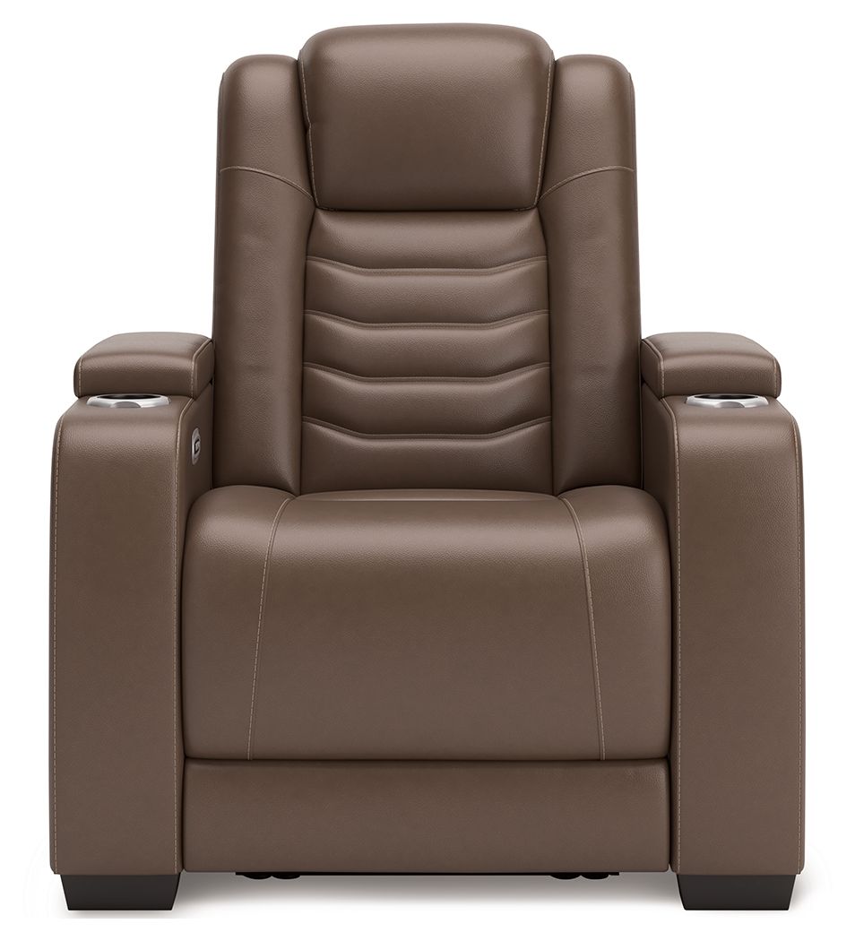 High Impact - Tobacco - Power Recliner / Adj Headrest - Urban Living Furniture (Los Angeles, CA)