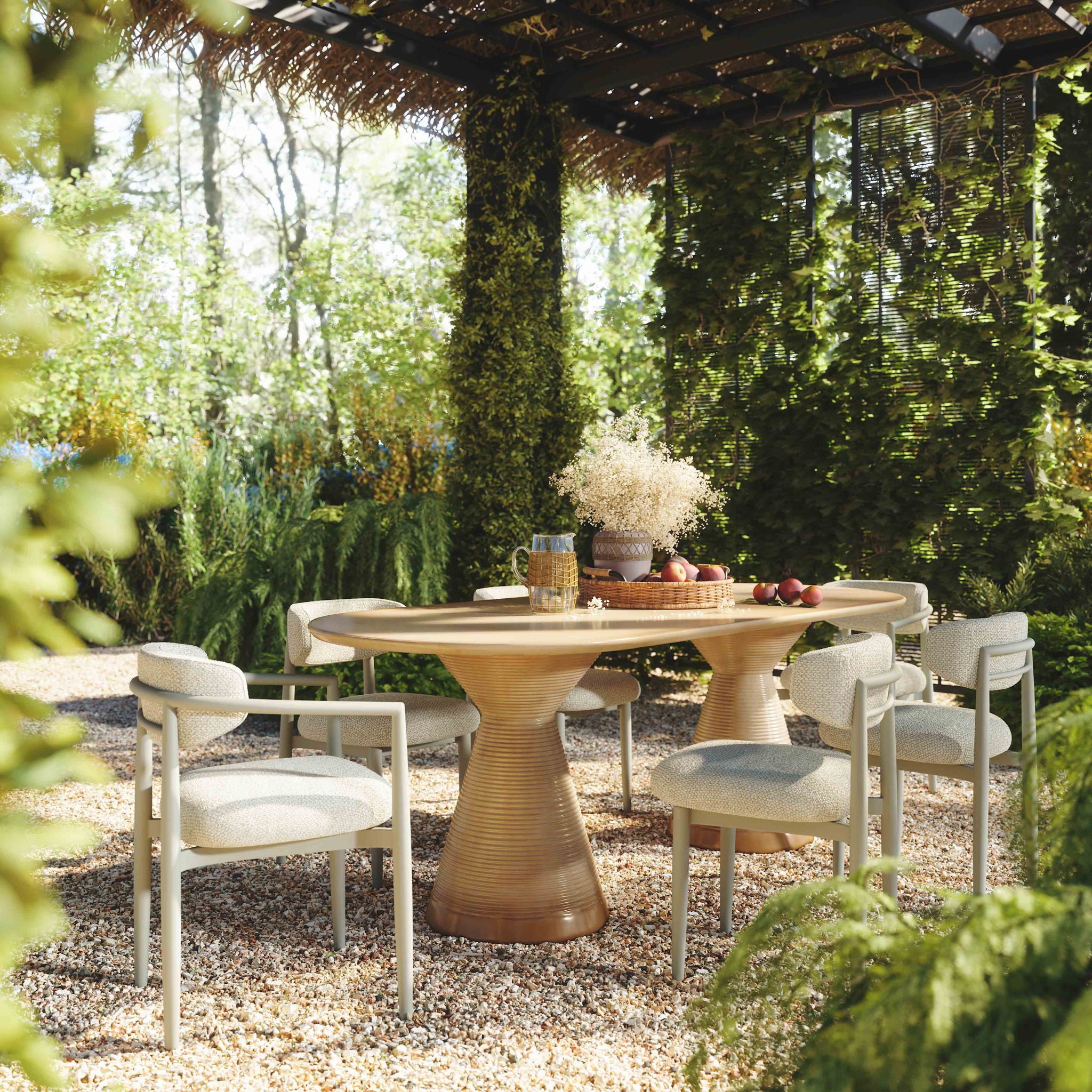 Annika - Outdoor Dining Arm Chair - Urban Living Furniture (Los Angeles, CA)
