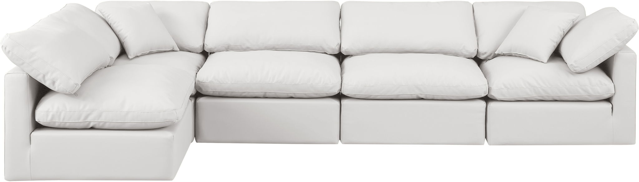 Indulge - Faux Leather 5 Piece Modular Sectional - Urban Living Furniture (Los Angeles, CA)
