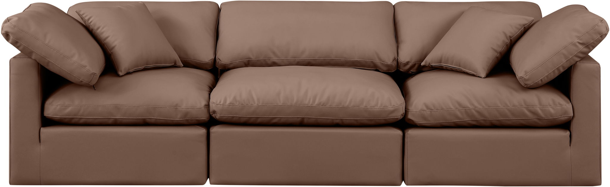 Indulge - Faux Leather 3 Seat Modular Sofa - Urban Living Furniture (Los Angeles, CA)