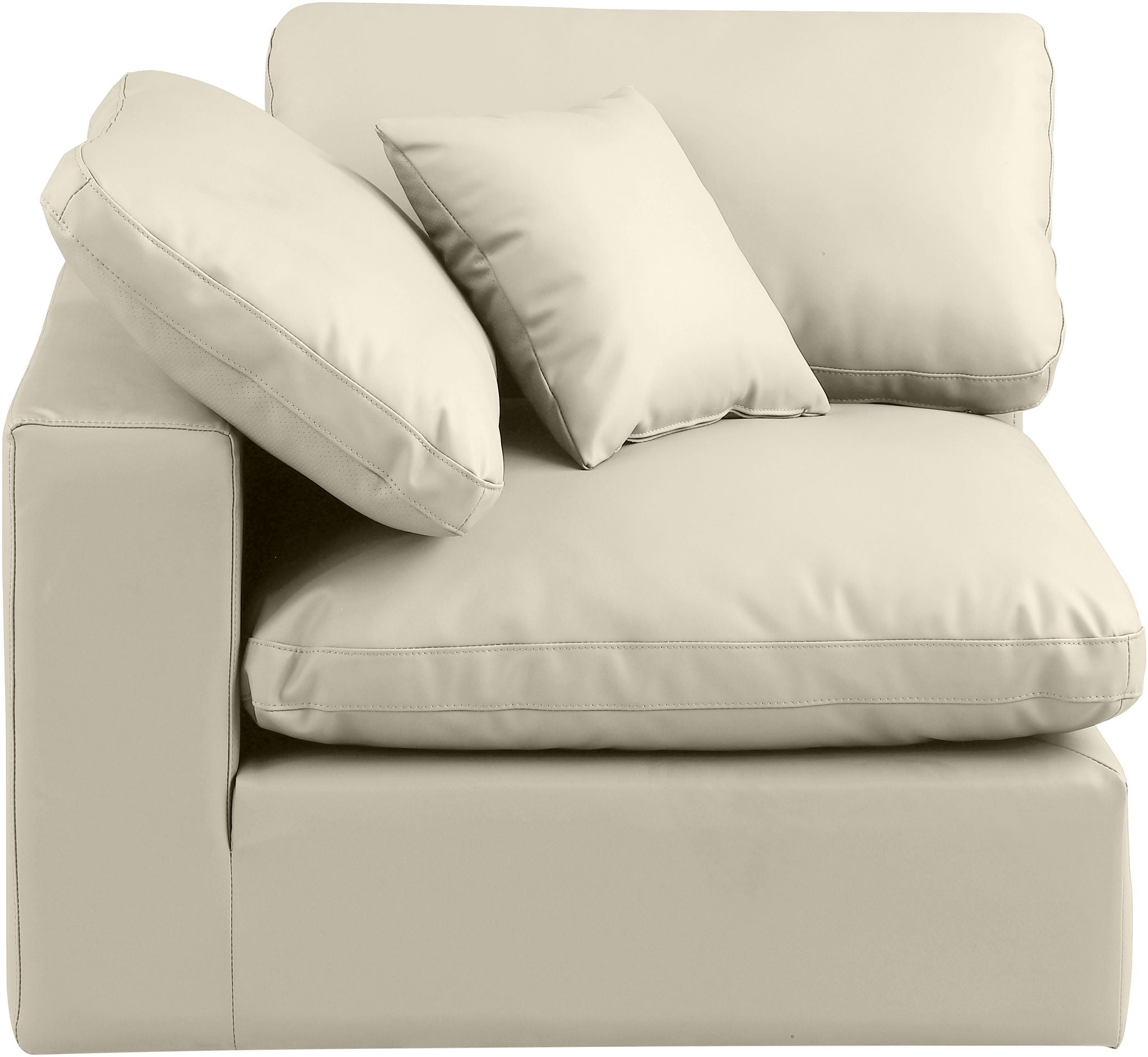 Comfy - Faux Leather Corner Chair - Urban Living Furniture (Los Angeles, CA)