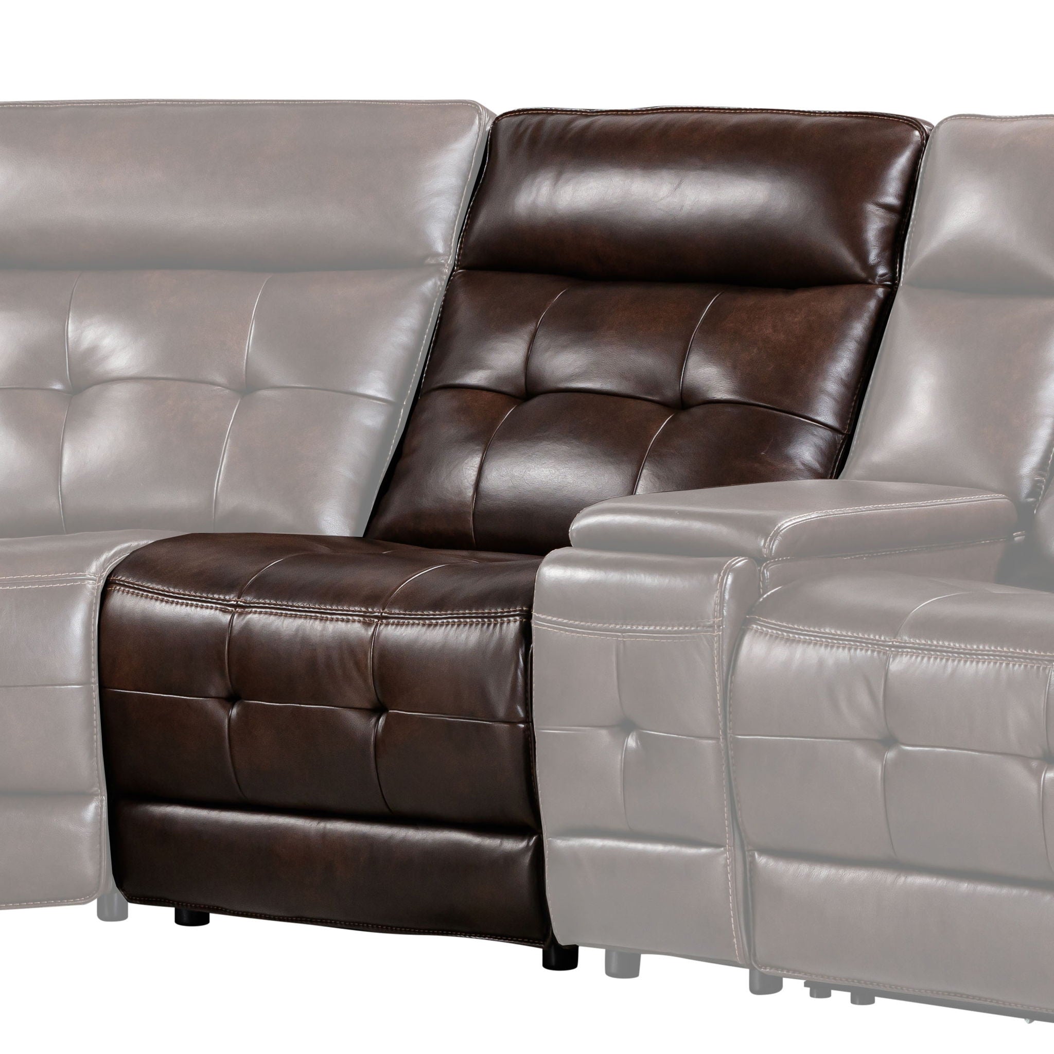 Canterbury - Armless Chair - Acorn - Urban Living Furniture (Los Angeles, CA)