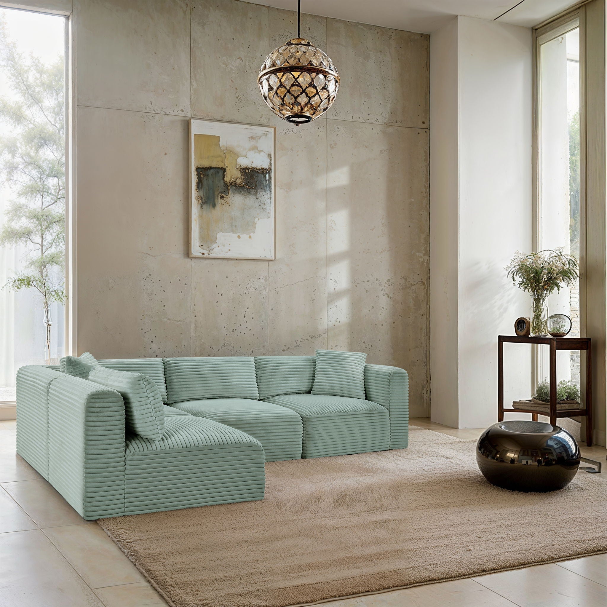 Shaggy - 4 Piece Modular Sectional - Urban Living Furniture (Los Angeles, CA)