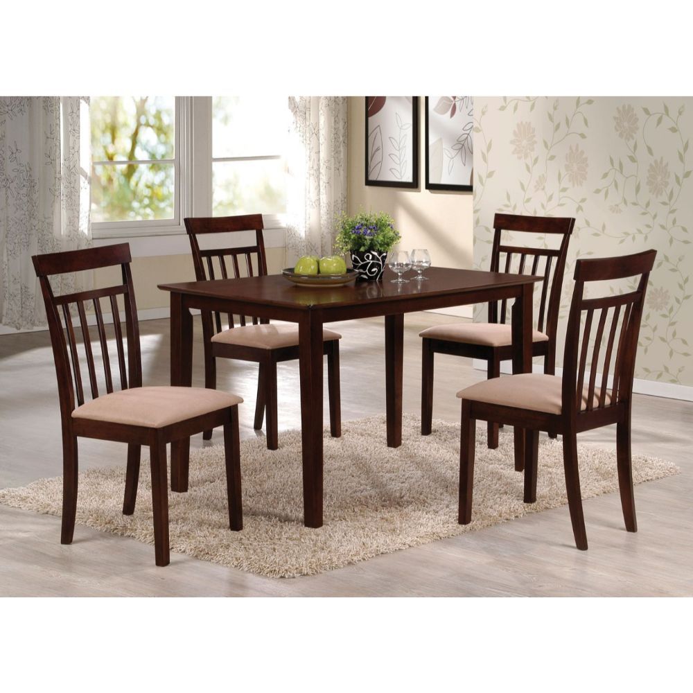 Samuel - Dining Table - Espresso & Microfiber - Urban Living Furniture (Los Angeles, CA)