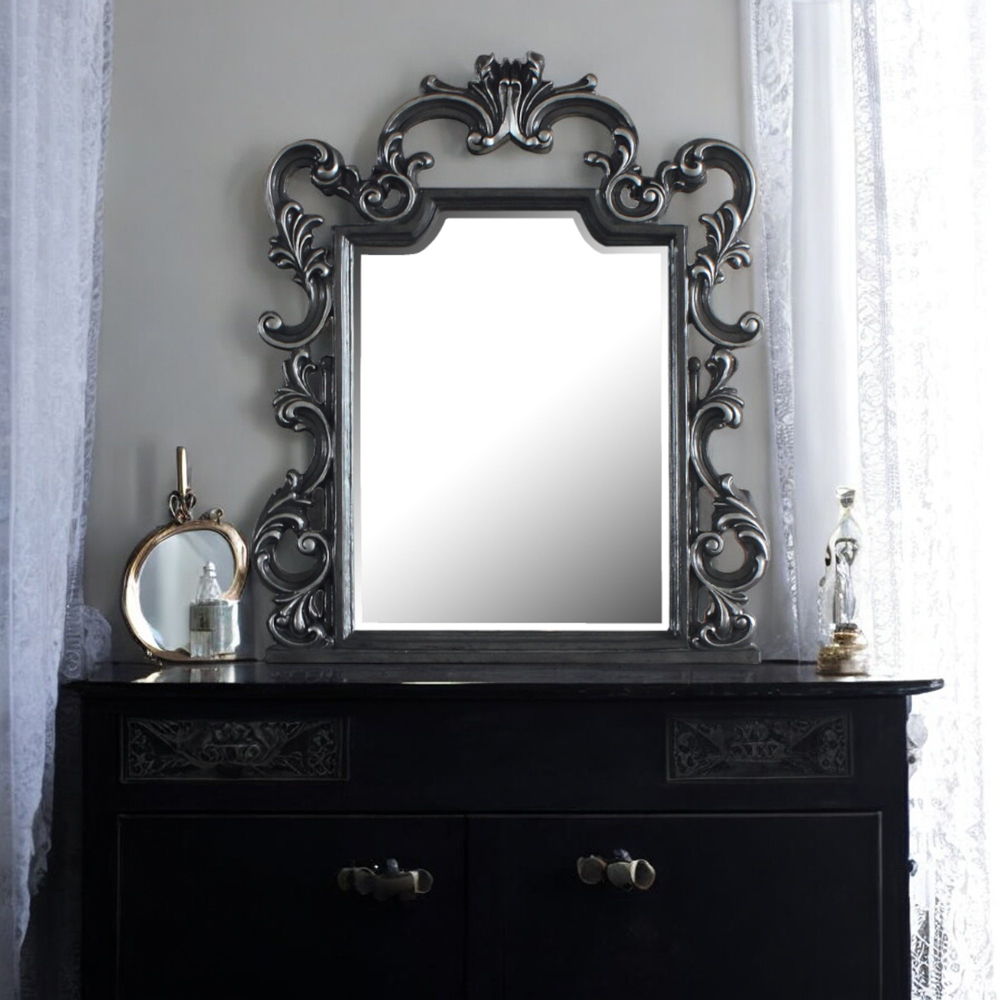 House - Delphine - Mirror - Charcoal Finish - Urban Living Furniture (Los Angeles, CA)