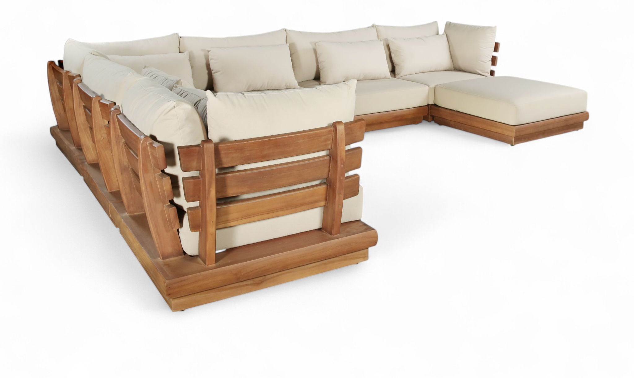 Mirella - 7 Piece Water Resistant Fabric Upholstered Outdoor Patio Modular Sectional - Urban Living Furniture (Los Angeles, CA)