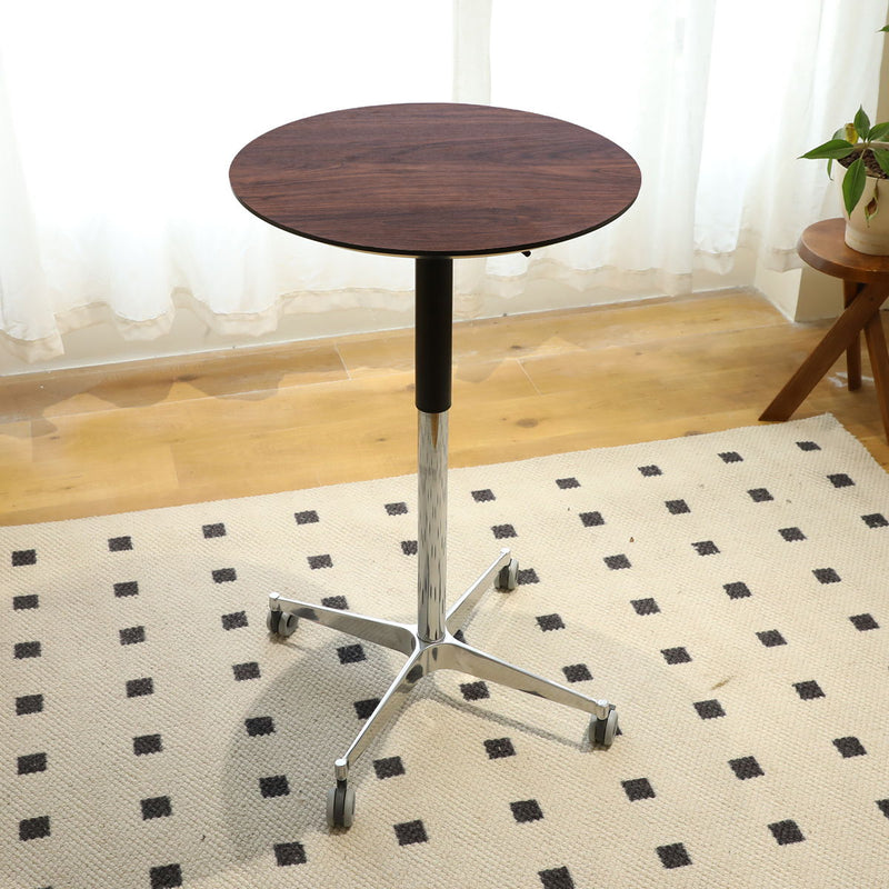 Movable, Adjustable 360 Swivel, Counter Bar Height Table