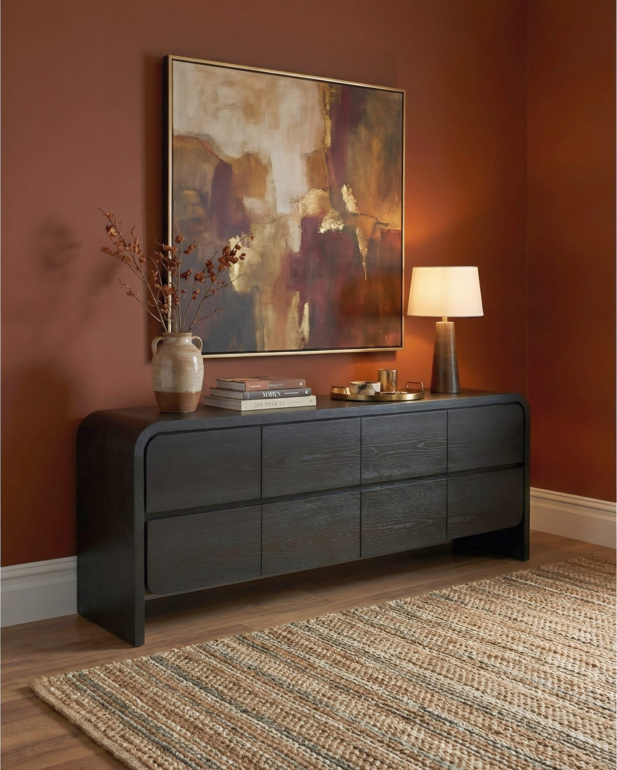 Elora - 78" Entertainment Console - Jet