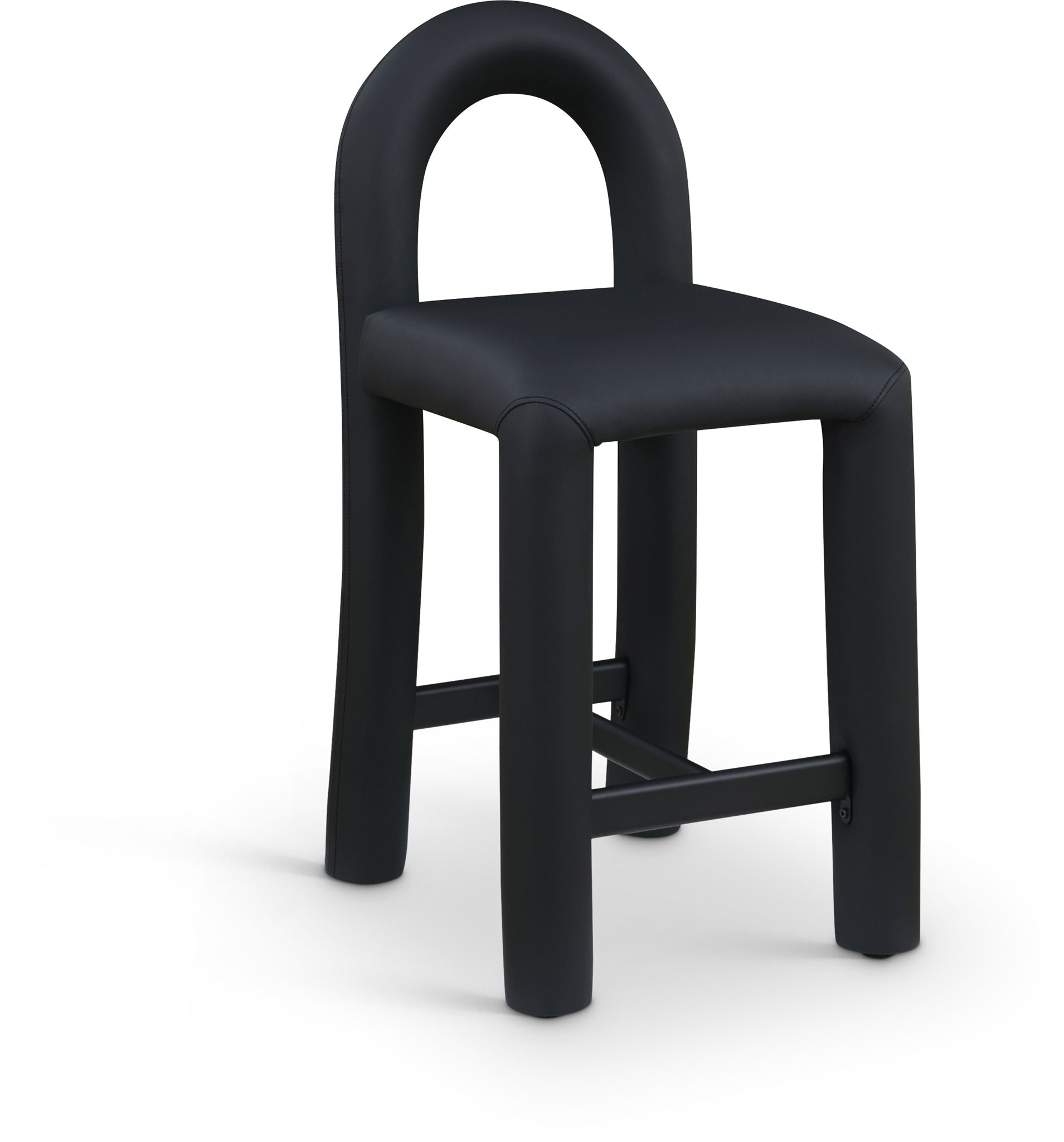 Amari - Faux Leather Stool - Urban Living Furniture (Los Angeles, CA)
