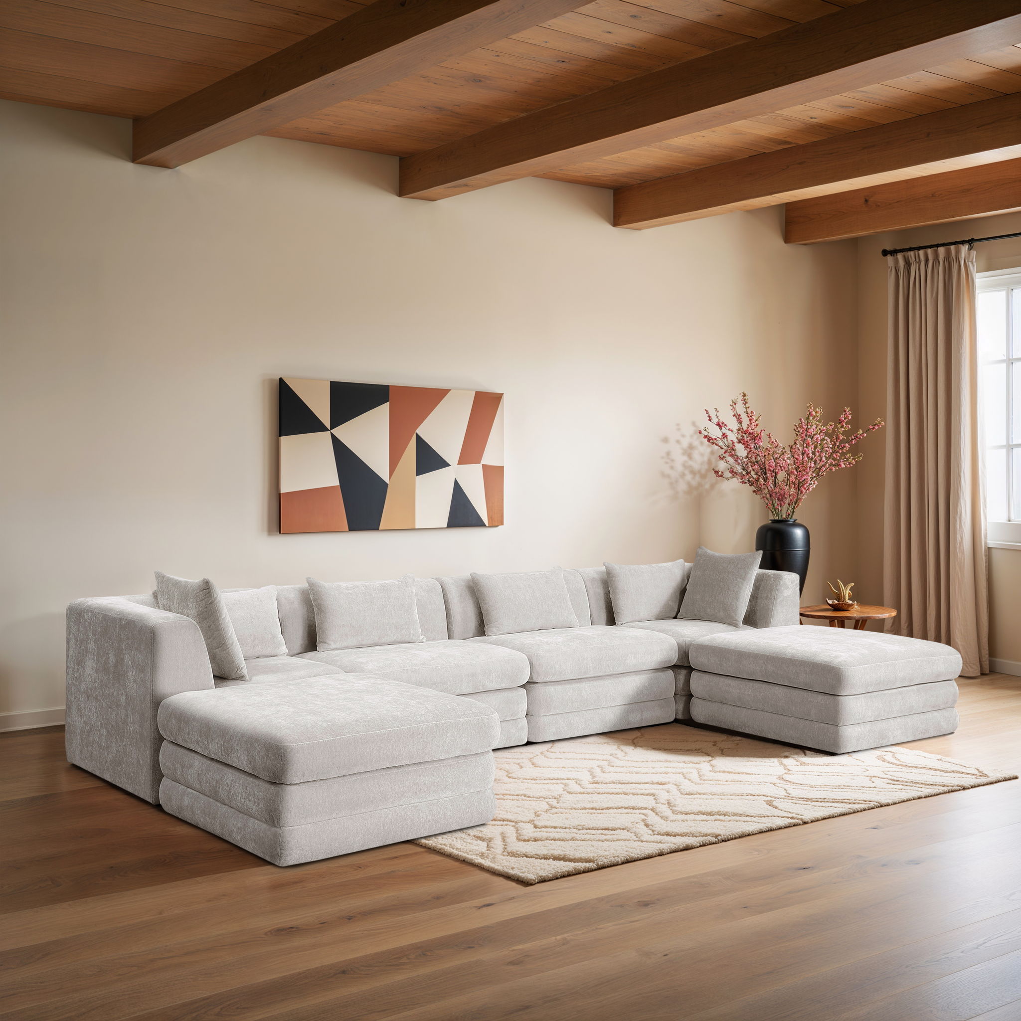 Stellar - 6 Piece Upholstered Modular Sectional - Urban Living Furniture (Los Angeles, CA)