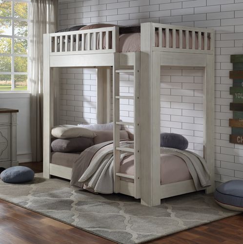 Cedro - Bunk Bed - Weathered White Finish - Urban Living Furniture (Los Angeles, CA)