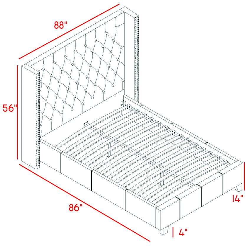 Ashton - Bed - Urban Living Furniture (Los Angeles, CA)