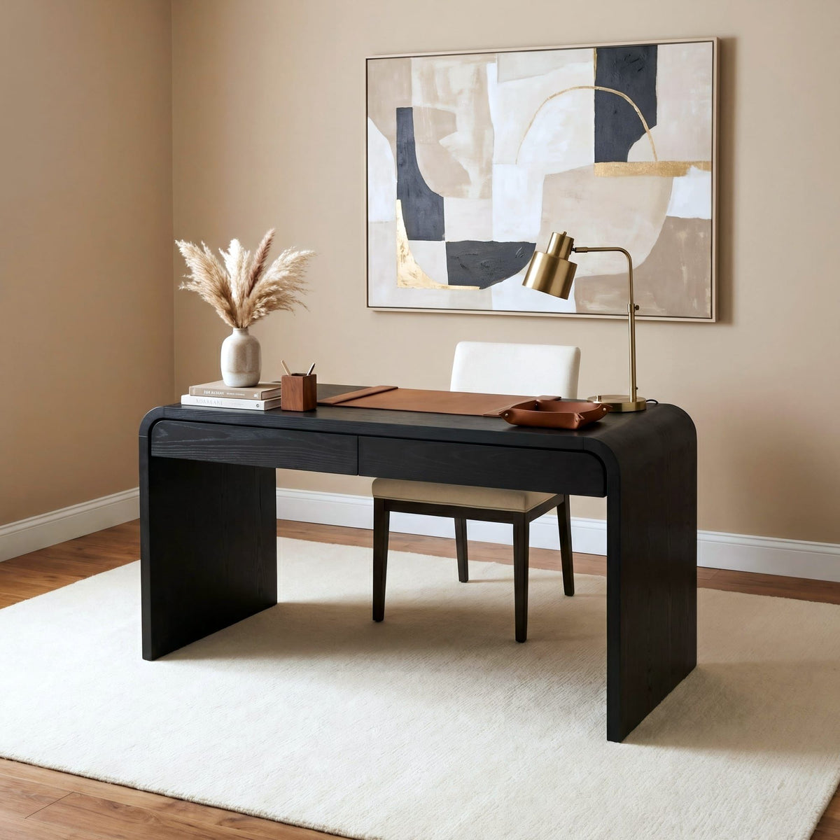 Elora - Writing Desk - Jet