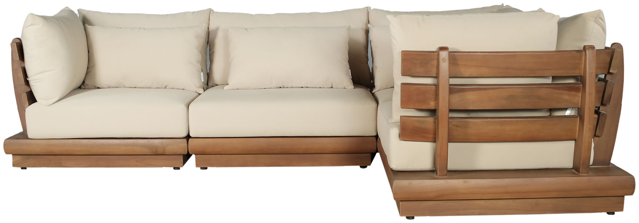 Mirella - 4 Piece Water Resistant Fabric Outdoor Patio Modular Sectional - Urban Living Furniture (Los Angeles, CA)