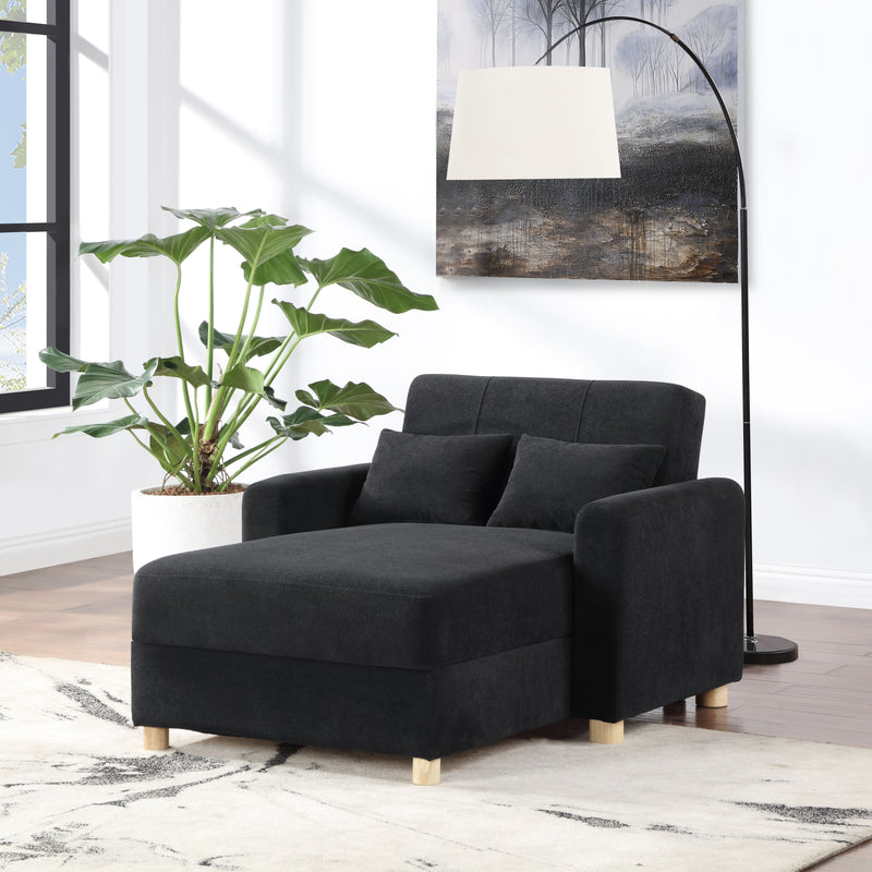 Thomas - 42.5" Convertible Sleeper Chaise Lounge Chair with Storage - Urban Living Furniture (Los Angeles, CA)