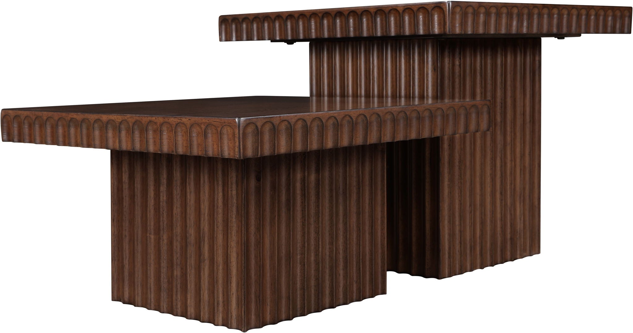 Spencer - Oak Veneer 2 Piece Coffee Table - Urban Living Furniture (Los Angeles, CA)