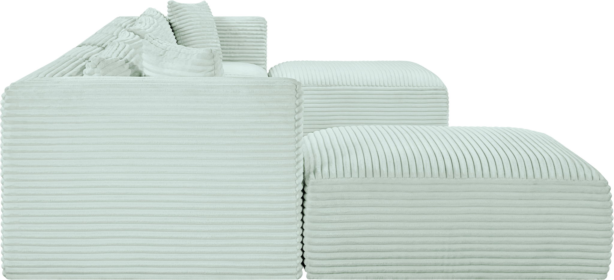 Shaggy - 7 Piece Modular Sectional With 2 Ottomans - Urban Living Furniture (Los Angeles, CA)