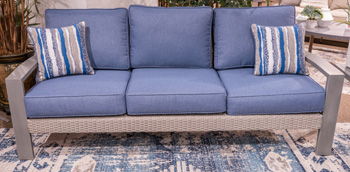 Half Moon Beach - Blue / Gray - Sofa With Cushion - Urban Living Furniture (Los Angeles, CA)