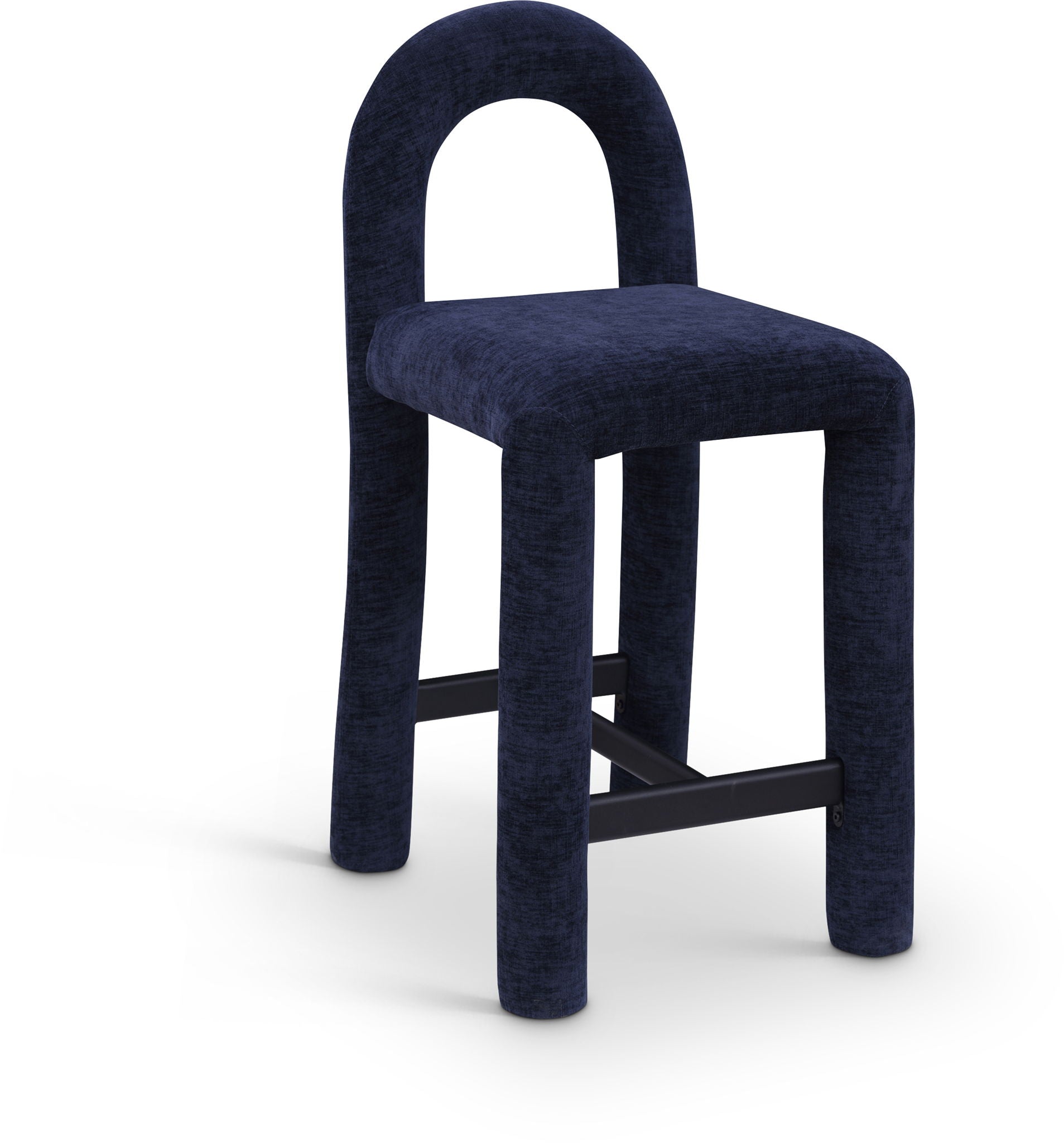 Amari - Chenille Fabric Stool - Urban Living Furniture (Los Angeles, CA)