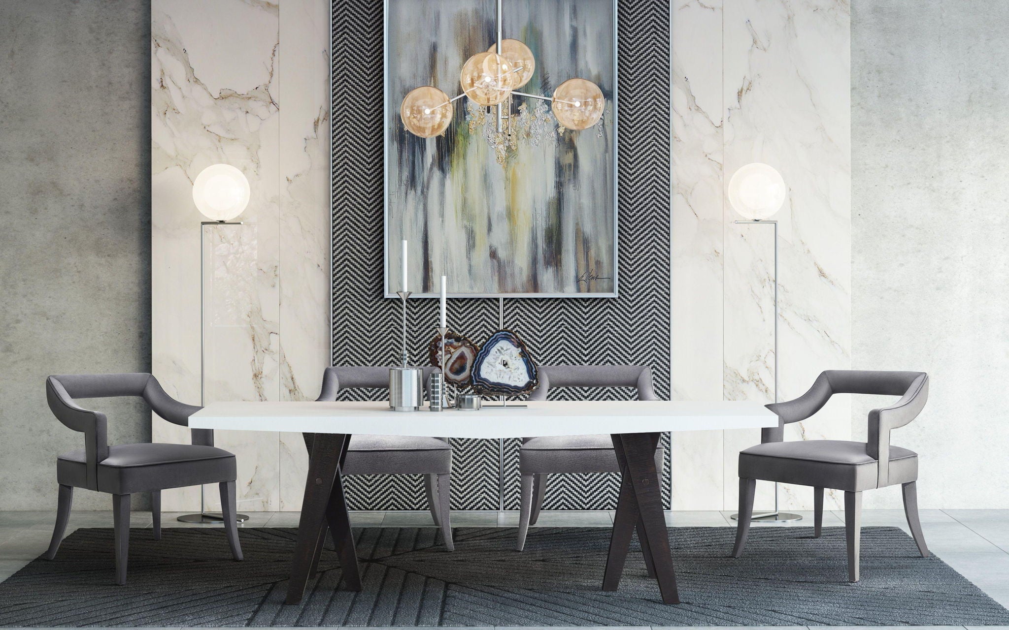 Tiffany - Velvet Chair - Urban Living Furniture (Los Angeles, CA)