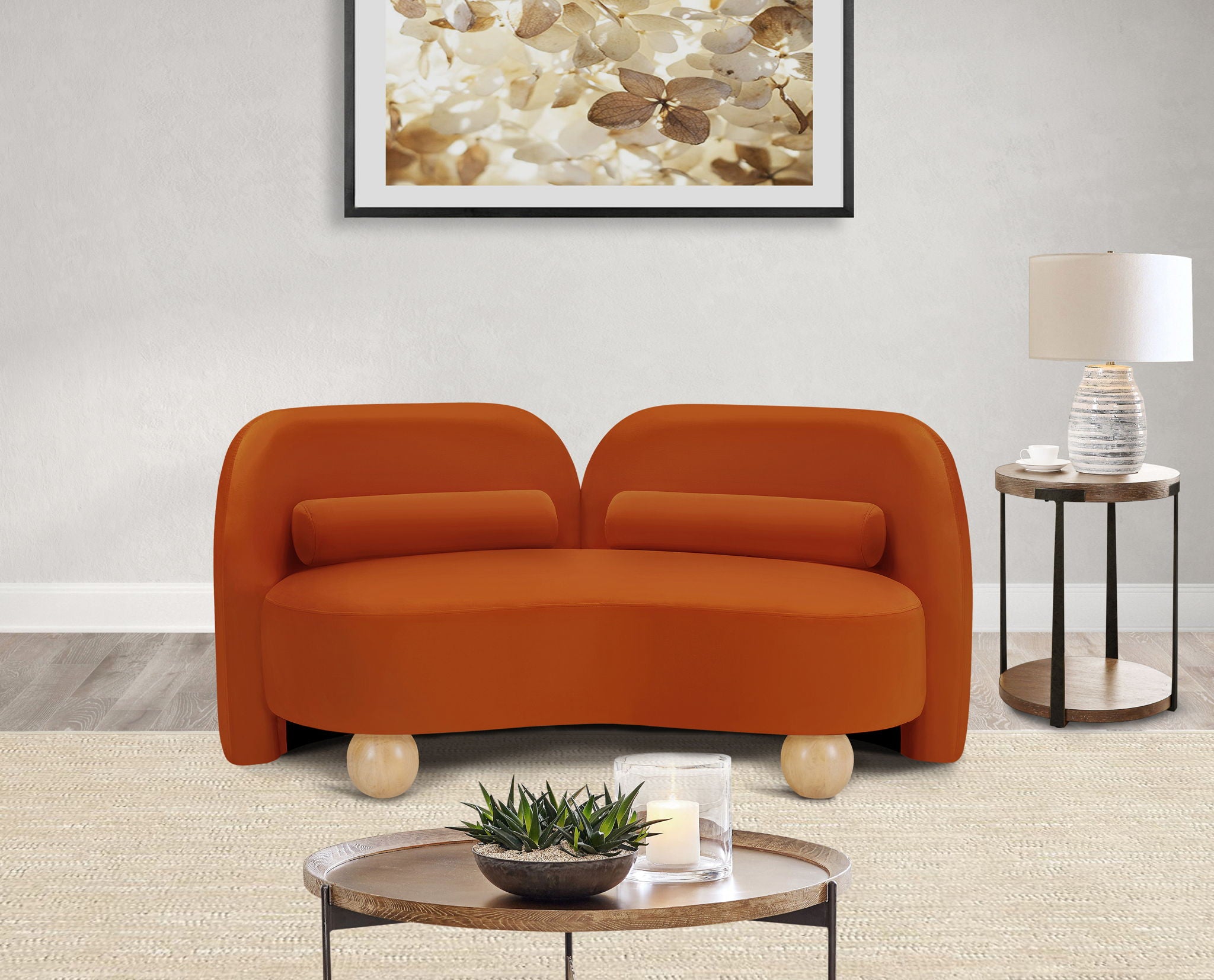 Daphne - Velvet Loveseat - Urban Living Furniture (Los Angeles, CA)