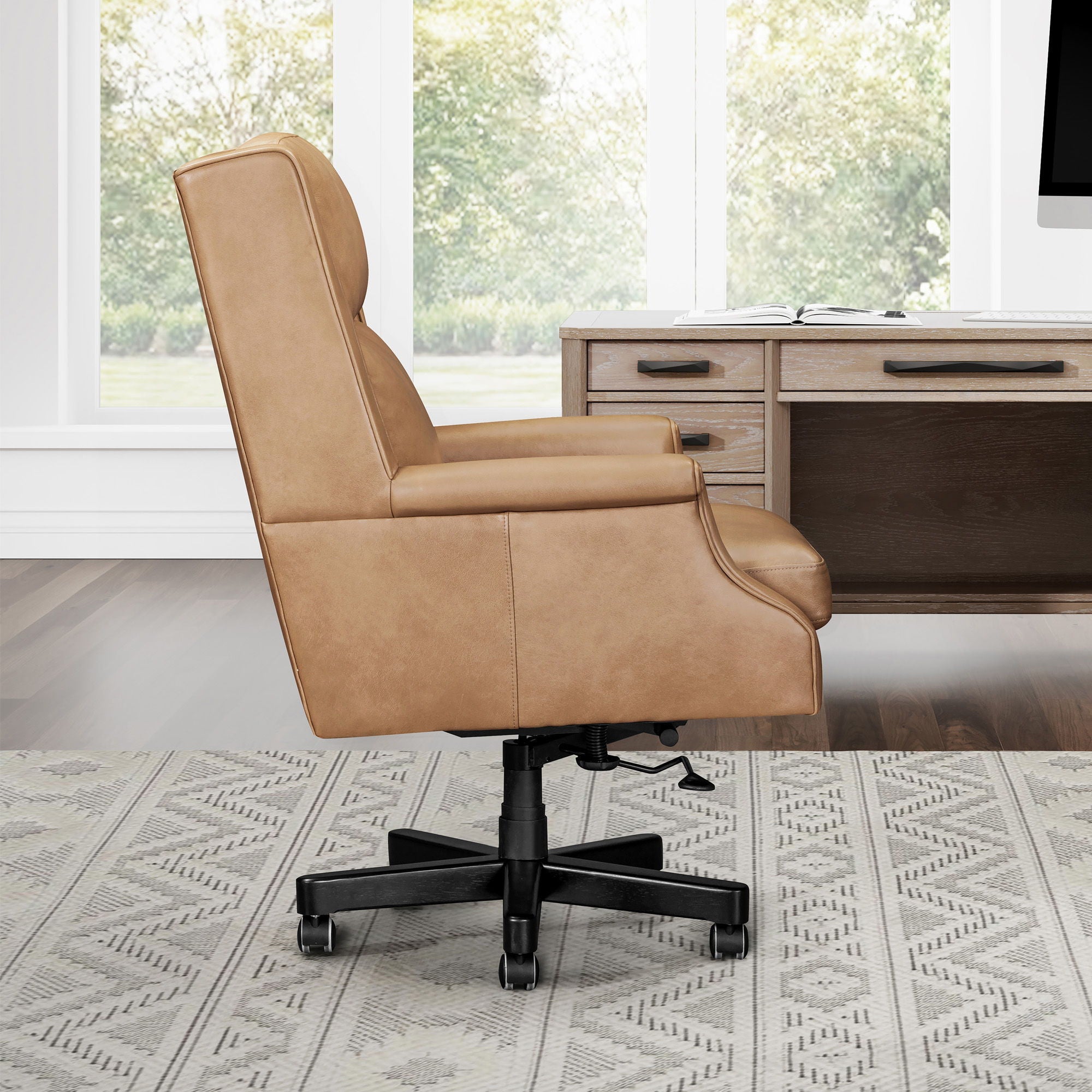 Dc132 - Leather Desk Chair - Urban Living Furniture (Los Angeles, CA)