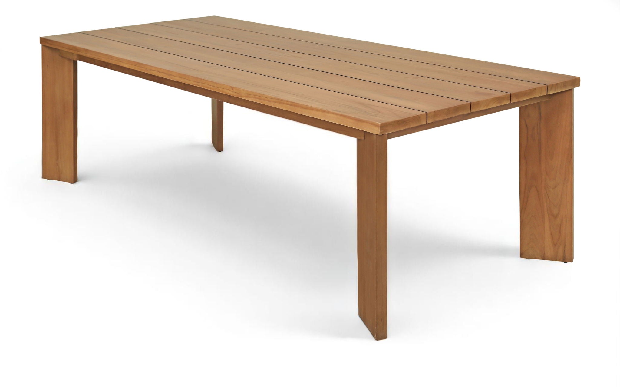 Mirella - Teak Wood 96" Outdoor Patio Dining Table - Natural - Urban Living Furniture (Los Angeles, CA)