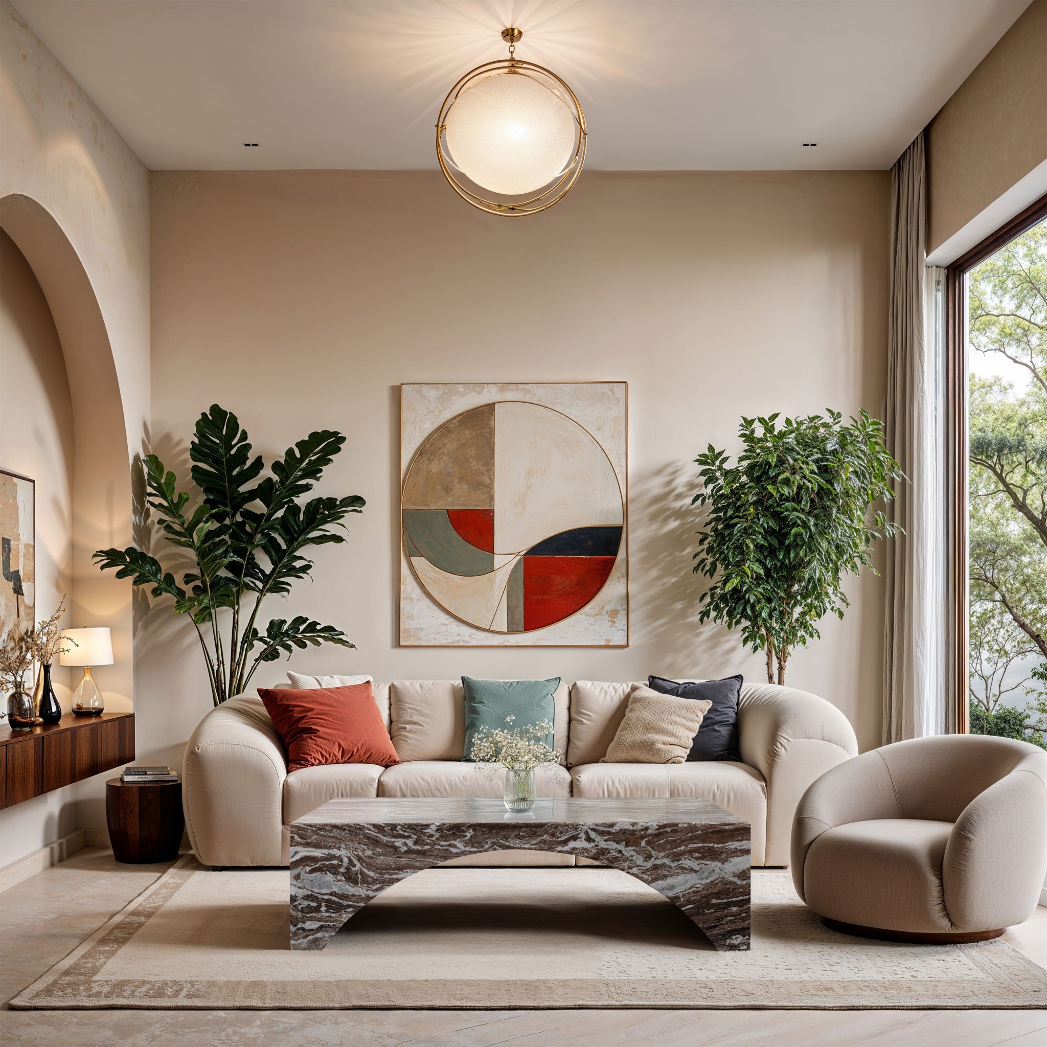 Palermo - Marble Coffee Table - Urban Living Furniture (Los Angeles, CA)