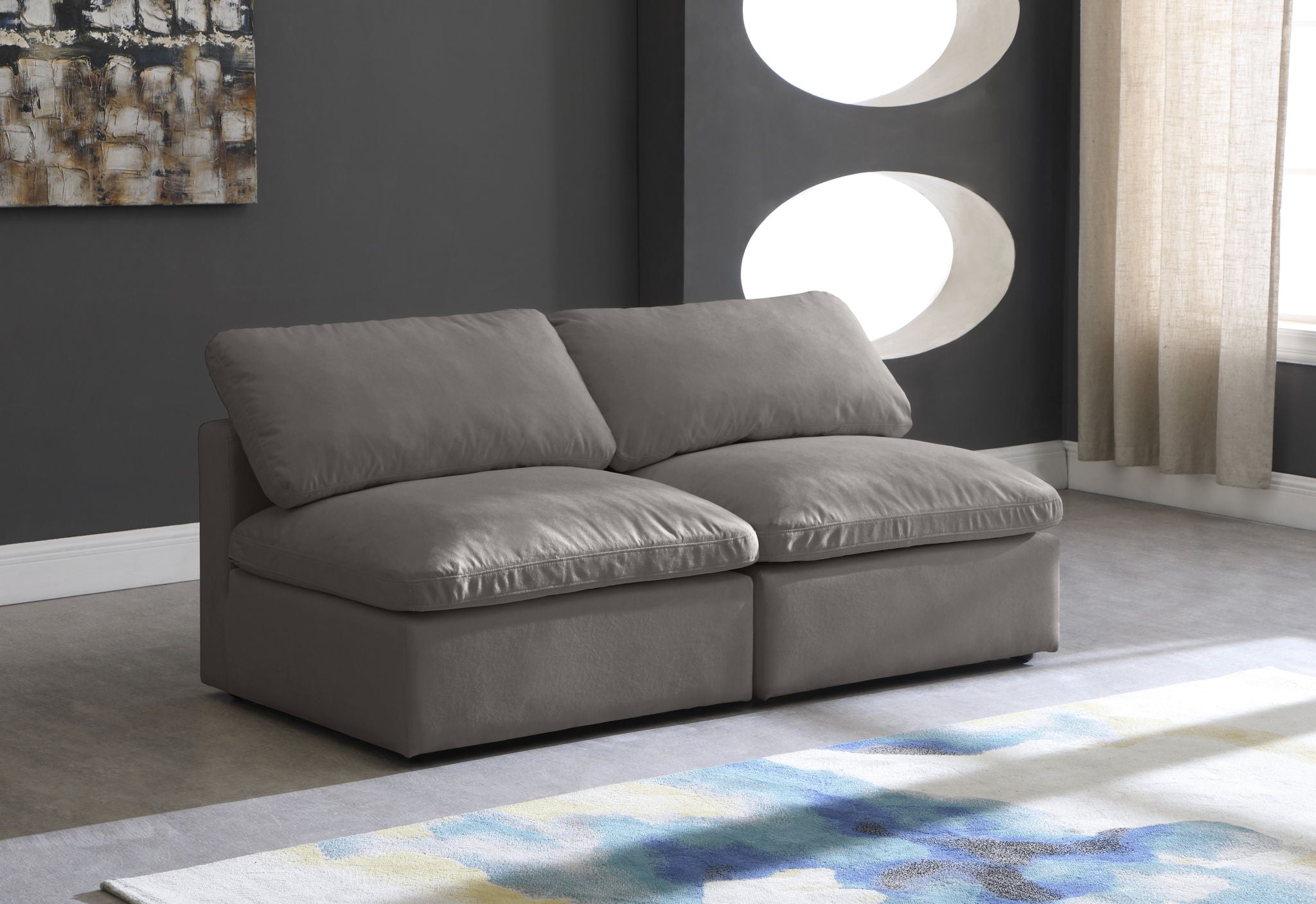 Plush - Modular Armless 2 Seat Sofa - Urban Living Furniture (Los Angeles, CA)