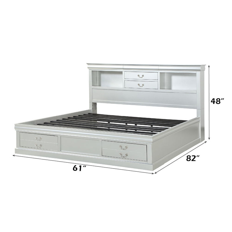 Louis Philippe III - Bed w/Storage - Urban Living Furniture (Los Angeles, CA)