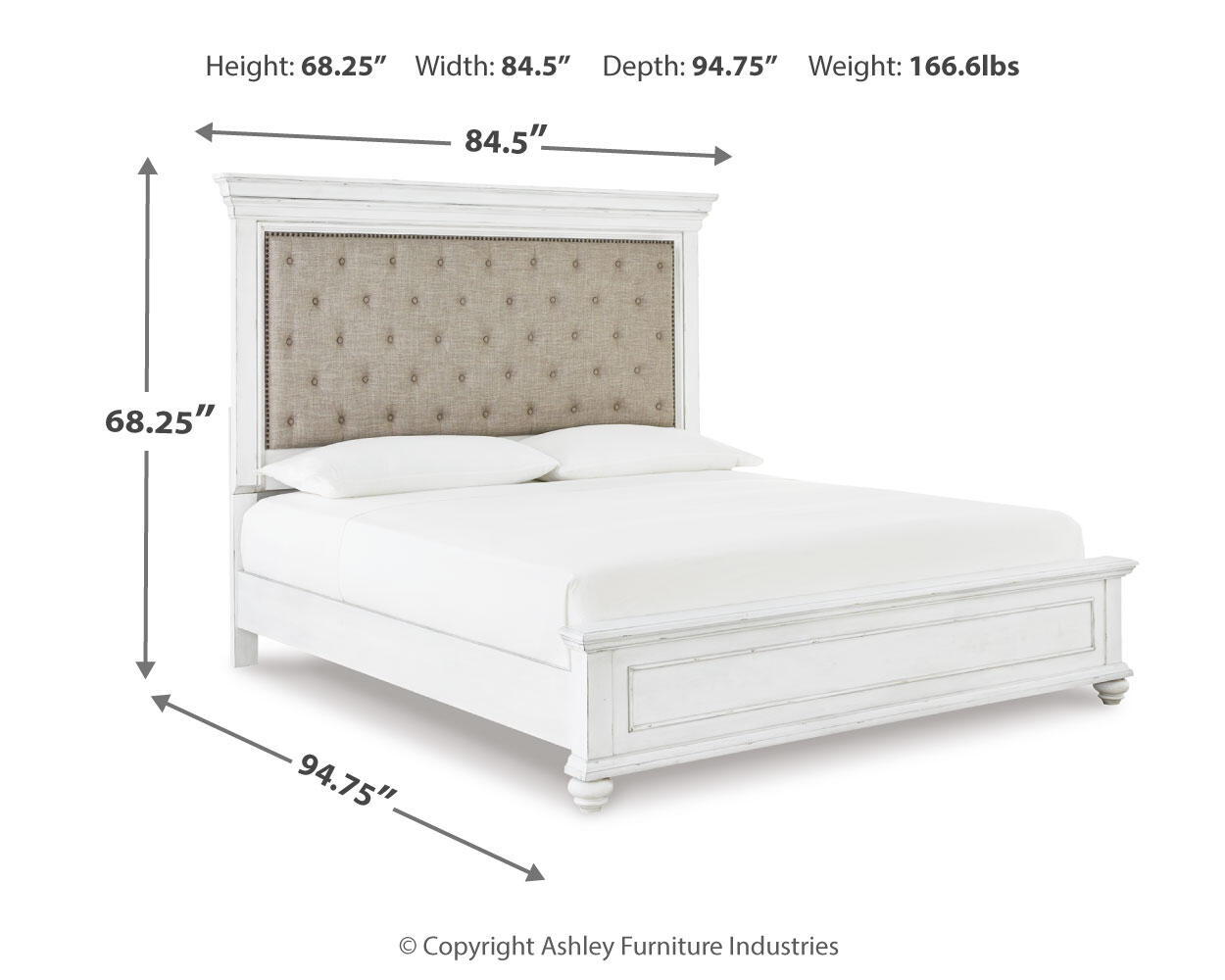 Kanwyn - Upholstered Panel Bed - Urban Living Furniture (Los Angeles, CA)