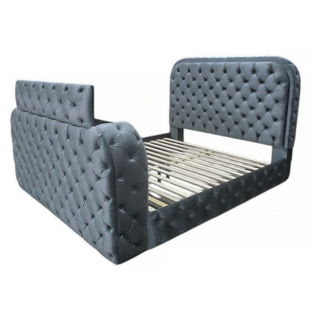 Kana - Bed With LED, Fireplace & TV Stand - Urban Living Furniture (Los Angeles, CA)