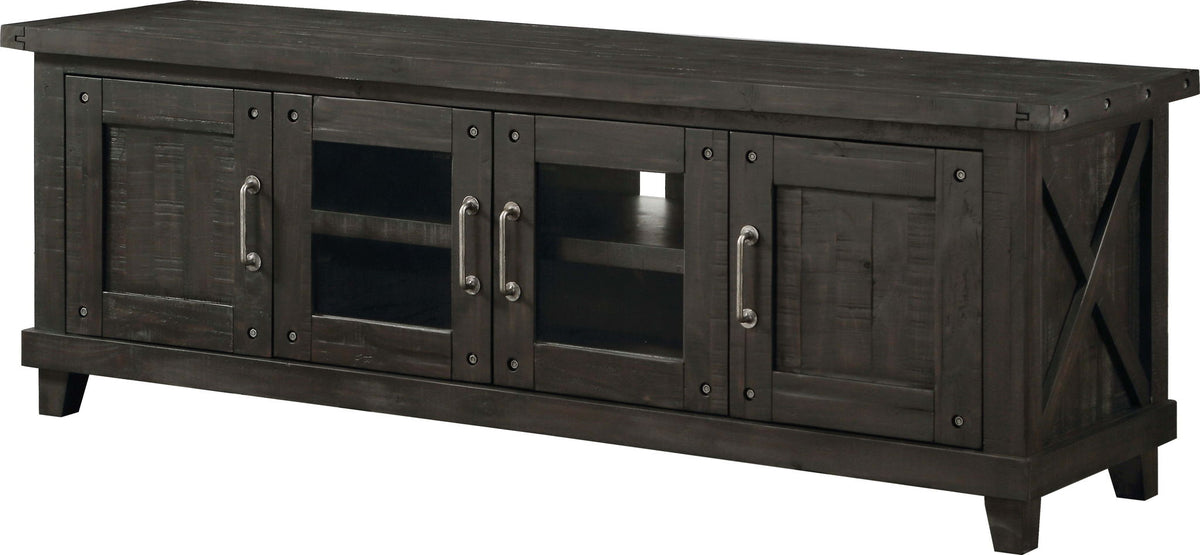 Yosemite - Solid Wood Four Door Media Console - Cafe