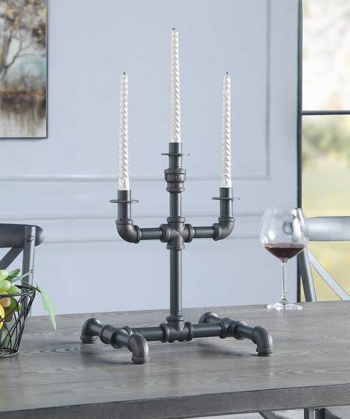 Brantley - Accent Candleholder - Sandy Gray Finish - Urban Living Furniture (Los Angeles, CA)