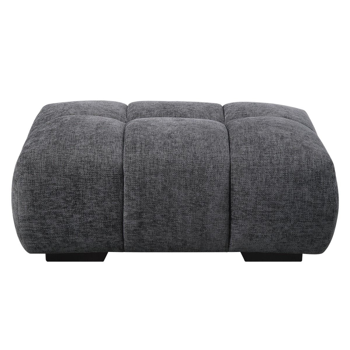 Chosen - Ottoman - Gray Chenille - Urban Living Furniture (Los Angeles, CA)