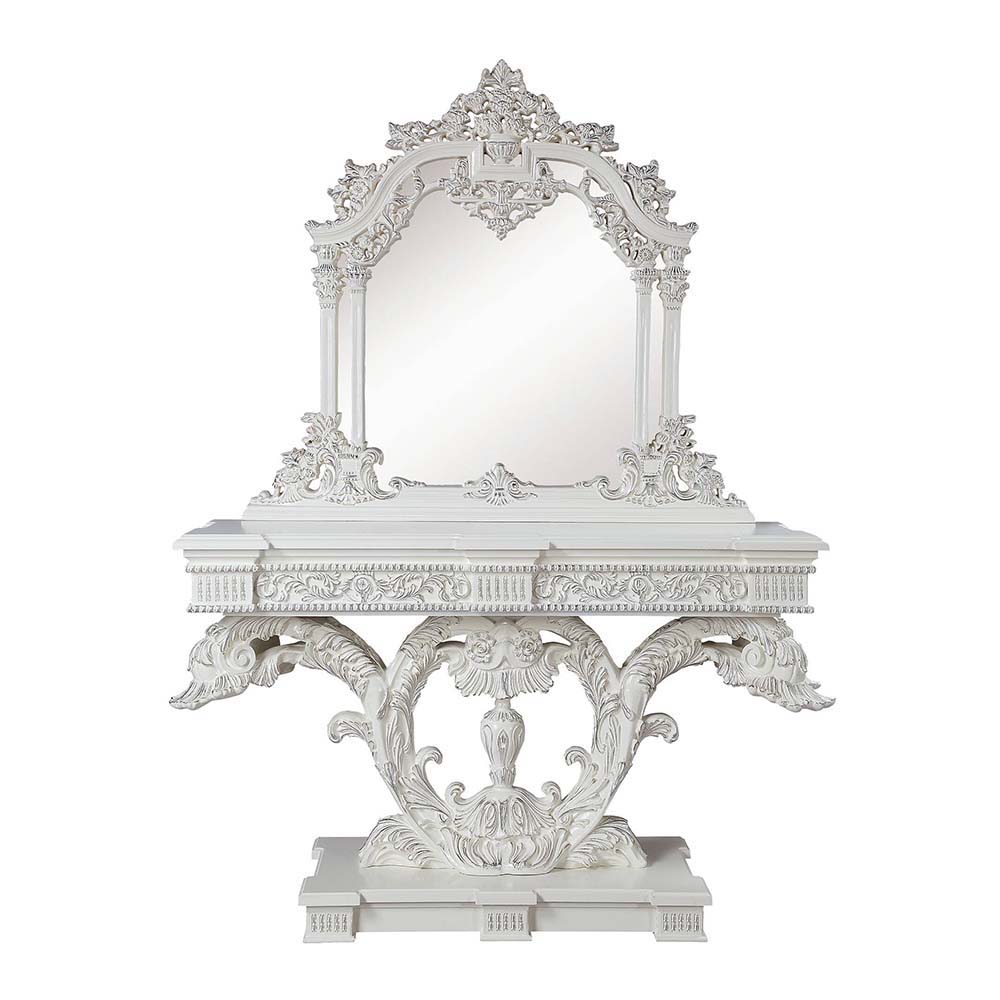 Vanaheim - Mirror - Antique White Finish - 54" - Urban Living Furniture (Los Angeles, CA)