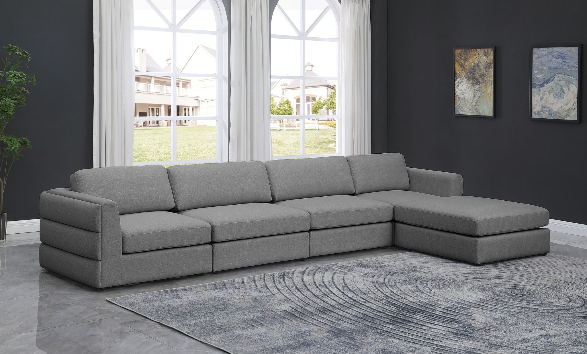 Beckham - 5 Piece Modular L-Shaped Sectional - Urban Living Furniture (Los Angeles, CA)