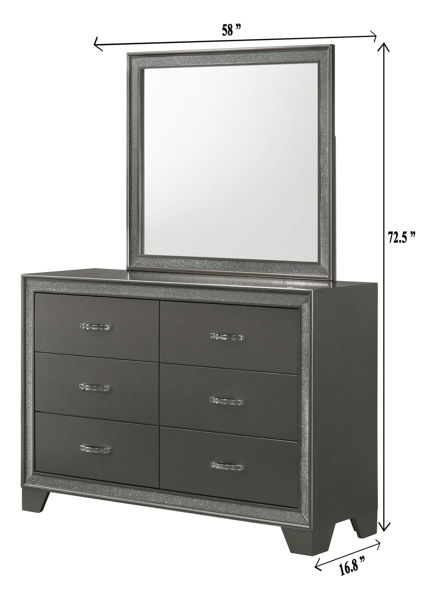 Kaia - Dresser & Mirror - Urban Living Furniture (Los Angeles, CA)