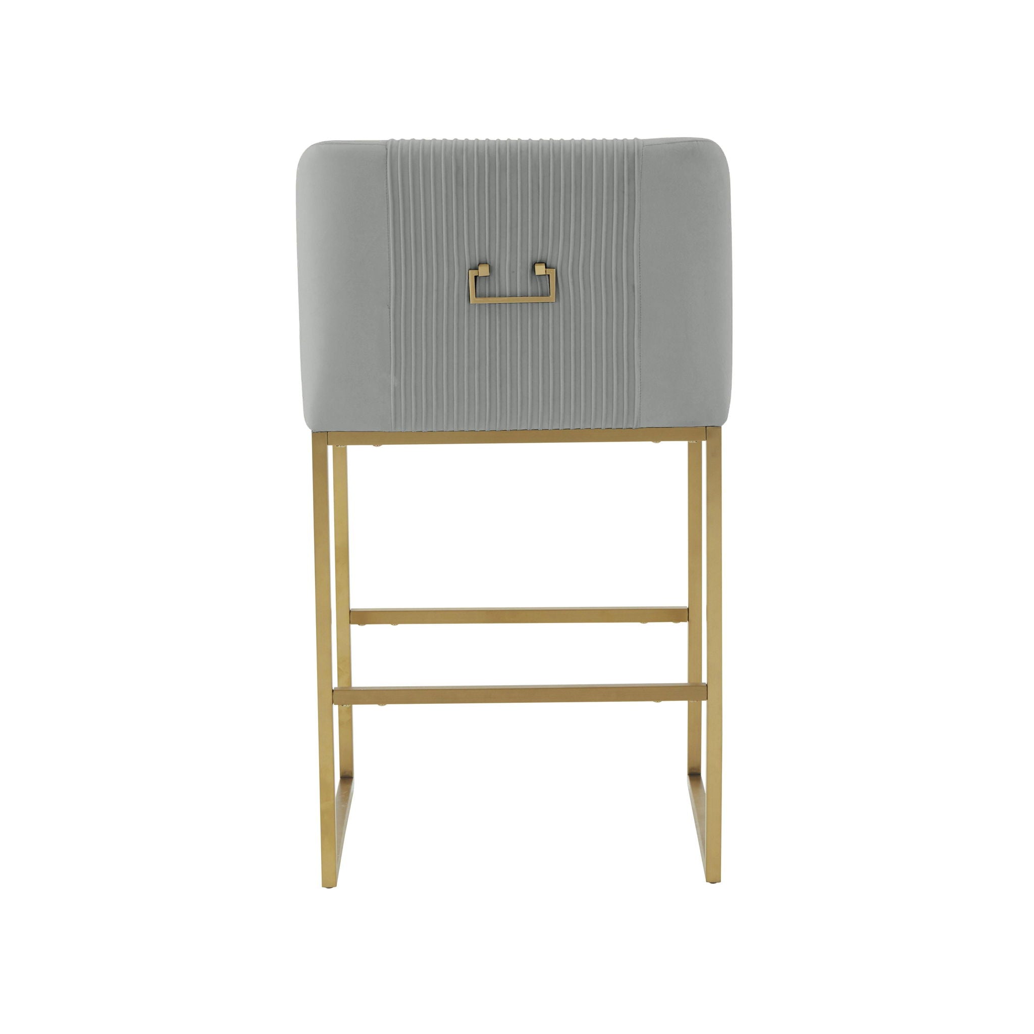Lisa - Velvet Counter Stool - Urban Living Furniture (Los Angeles, CA)