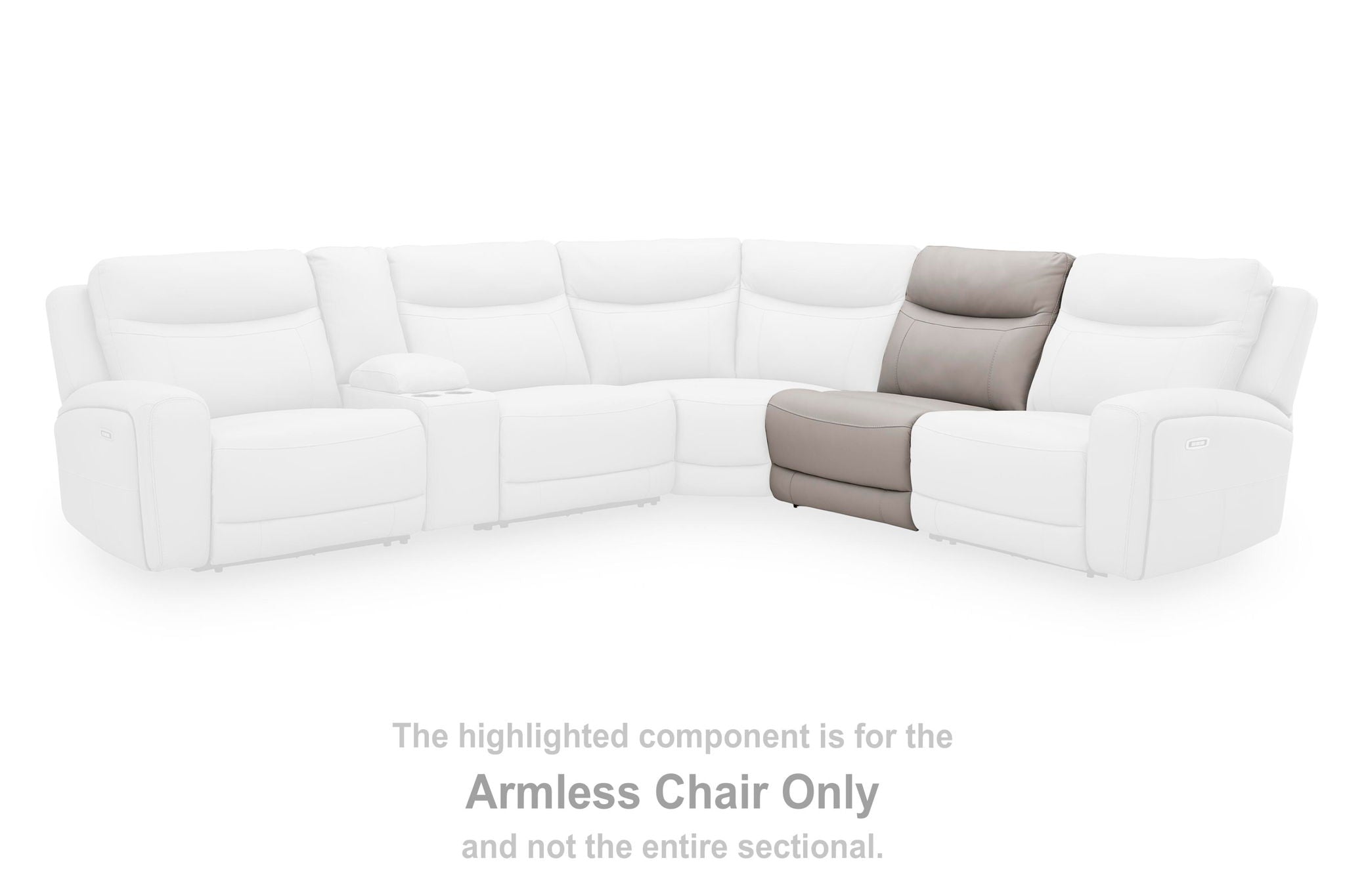 Gravier - Armless Chair - Gray - Urban Living Furniture (Los Angeles, CA)