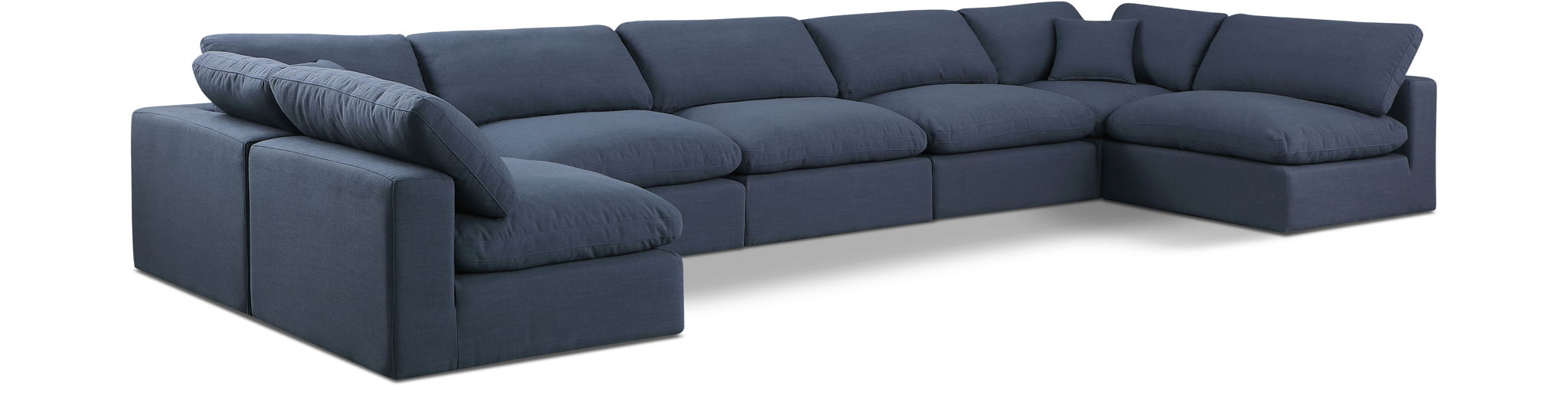 Comfy - 7 Piece Linen Modular Armless Sectional - Urban Living Furniture (Los Angeles, CA)