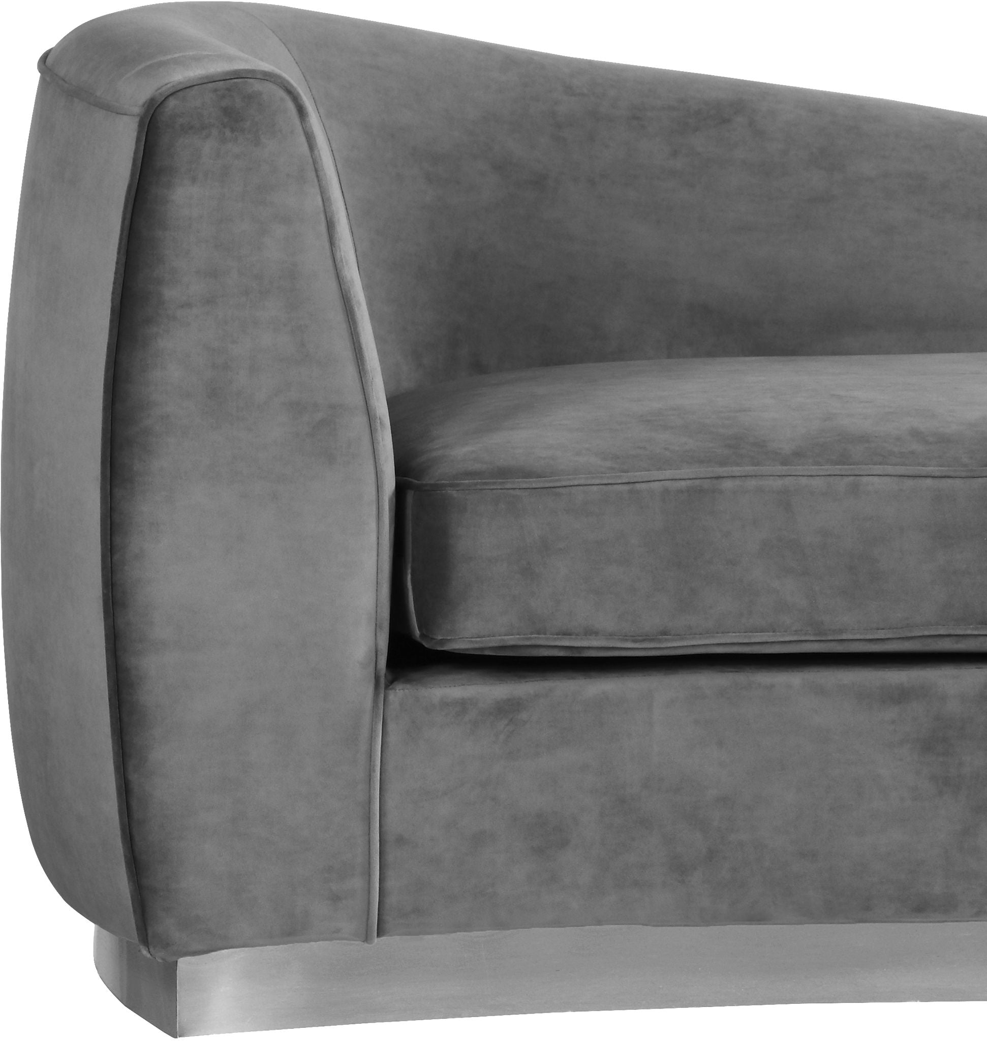 Julian - Chaise with Chrome Base - Urban Living Furniture (Los Angeles, CA)