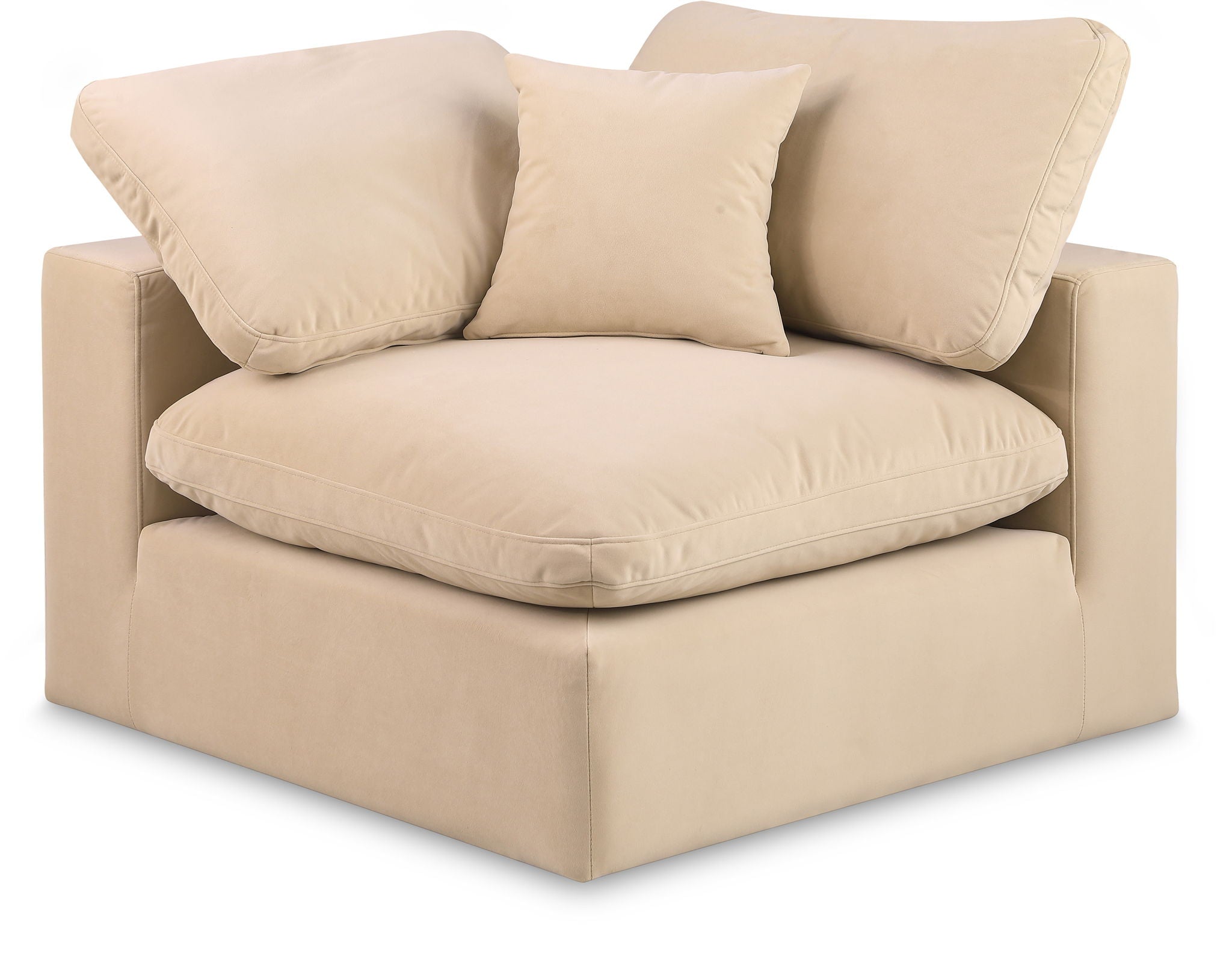 Comfy - Velvet Corner Chair - Urban Living Furniture (Los Angeles, CA)
