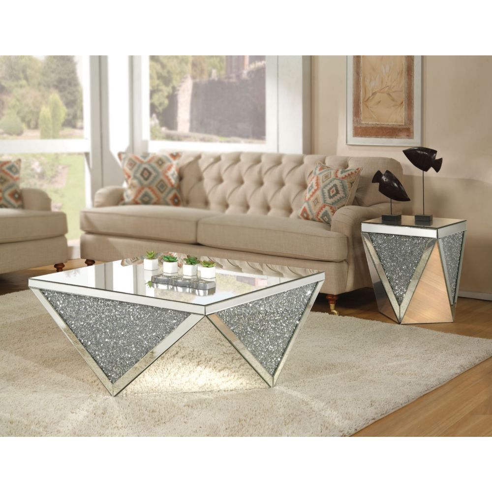 Noralie - Coffee Table - Mirrored - 19" - Urban Living Furniture (Los Angeles, CA)