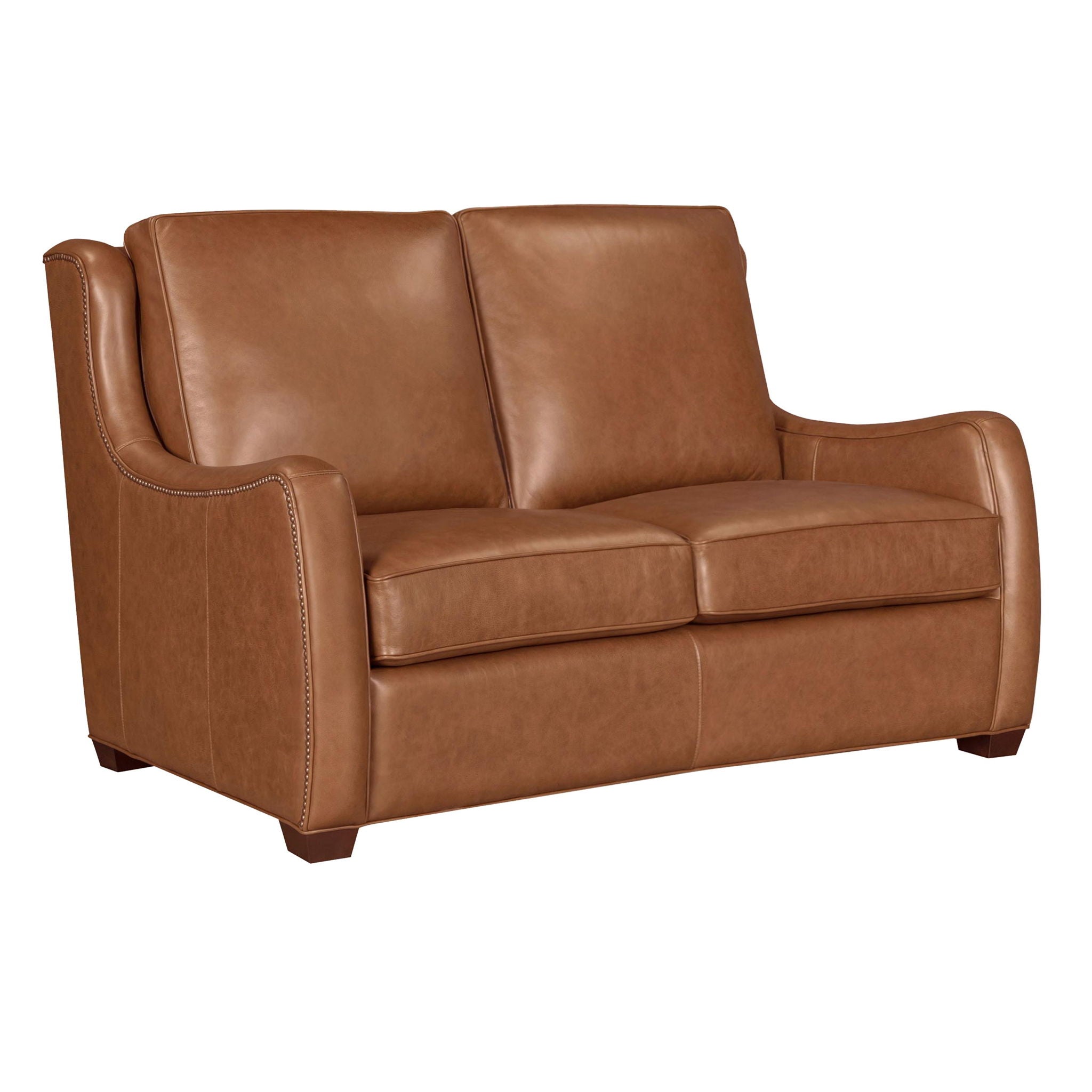 Channing - Stationary Loveseat - Renaissance Cinnamon