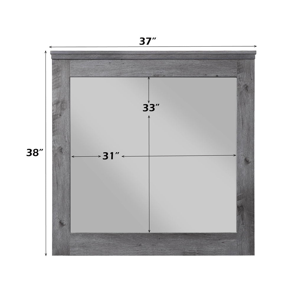 Vidalia - Mirror - Rustic Gray Oak - Urban Living Furniture (Los Angeles, CA)