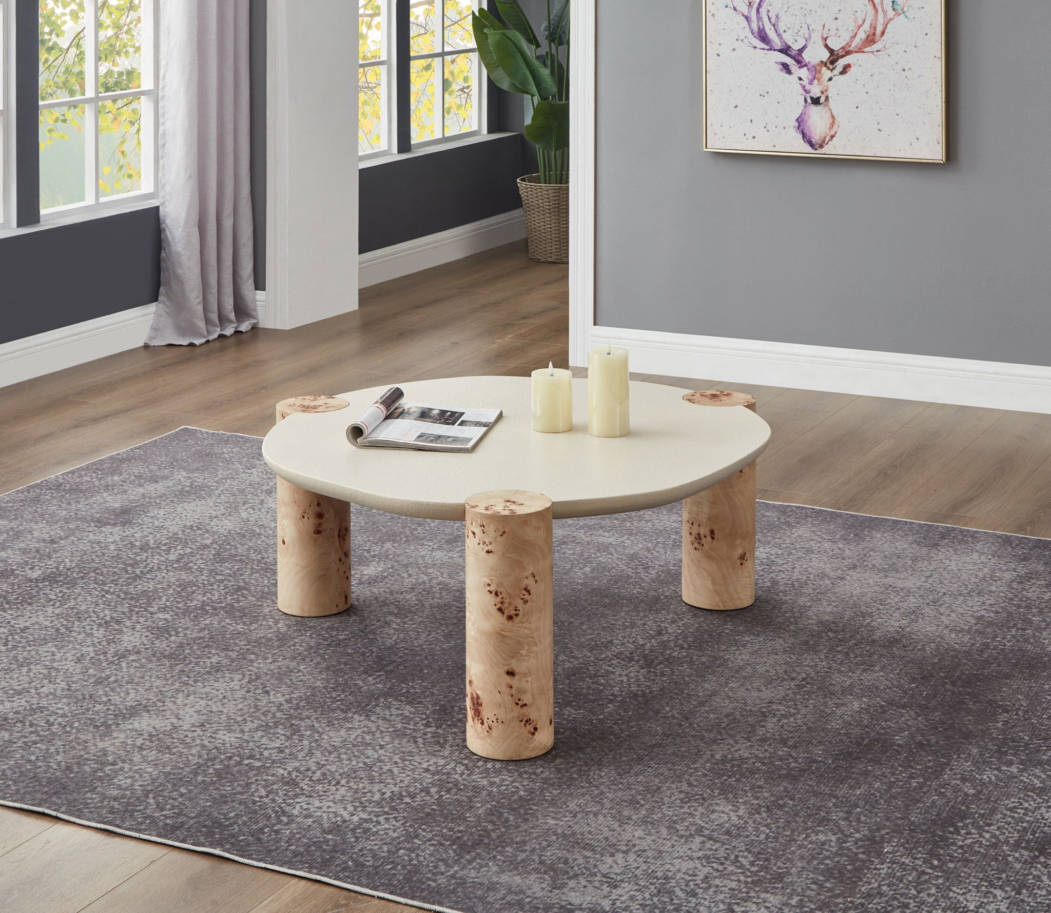 Thor - Burl Wood Table - Urban Living Furniture (Los Angeles, CA)