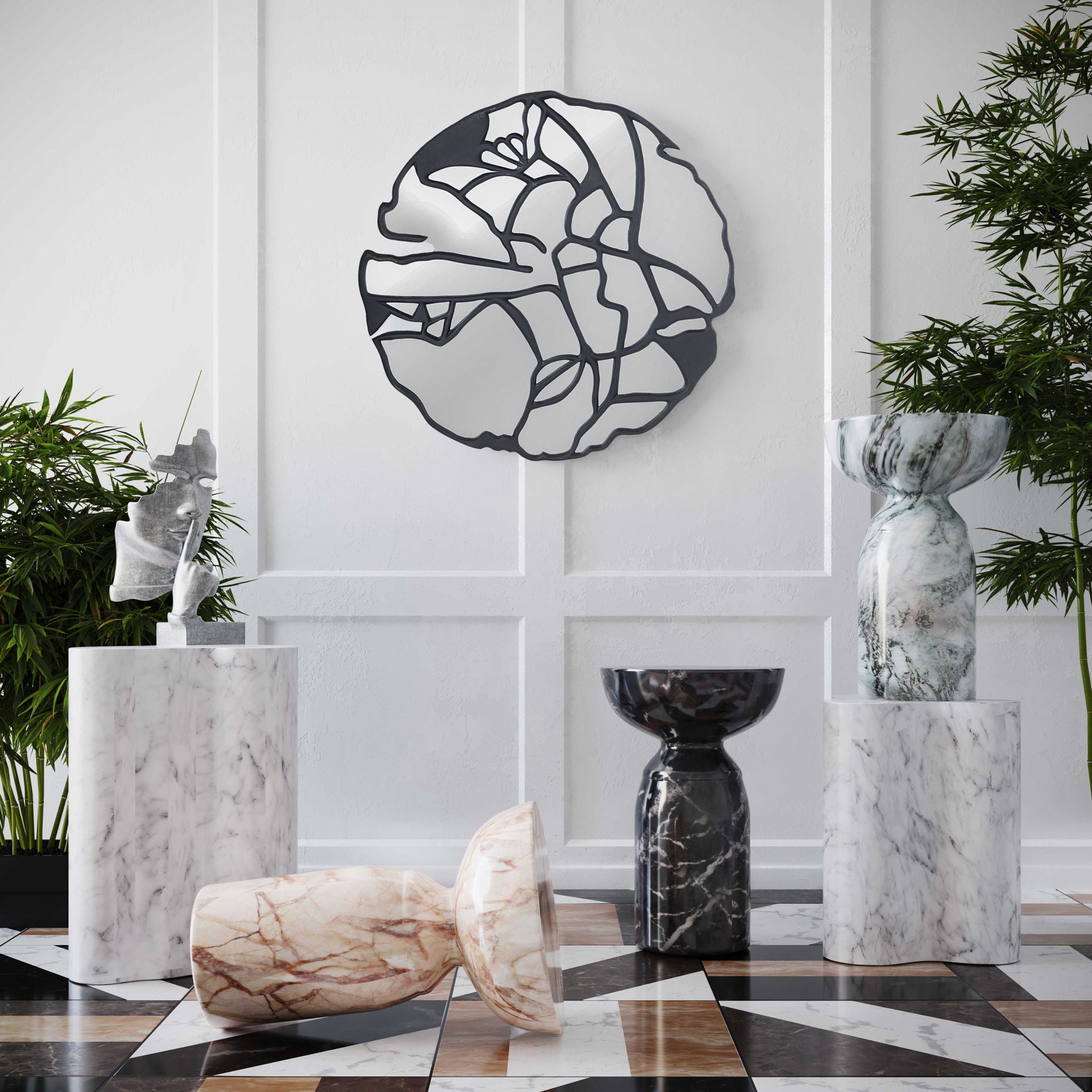 Rue - Marble Side Table - Urban Living Furniture (Los Angeles, CA)