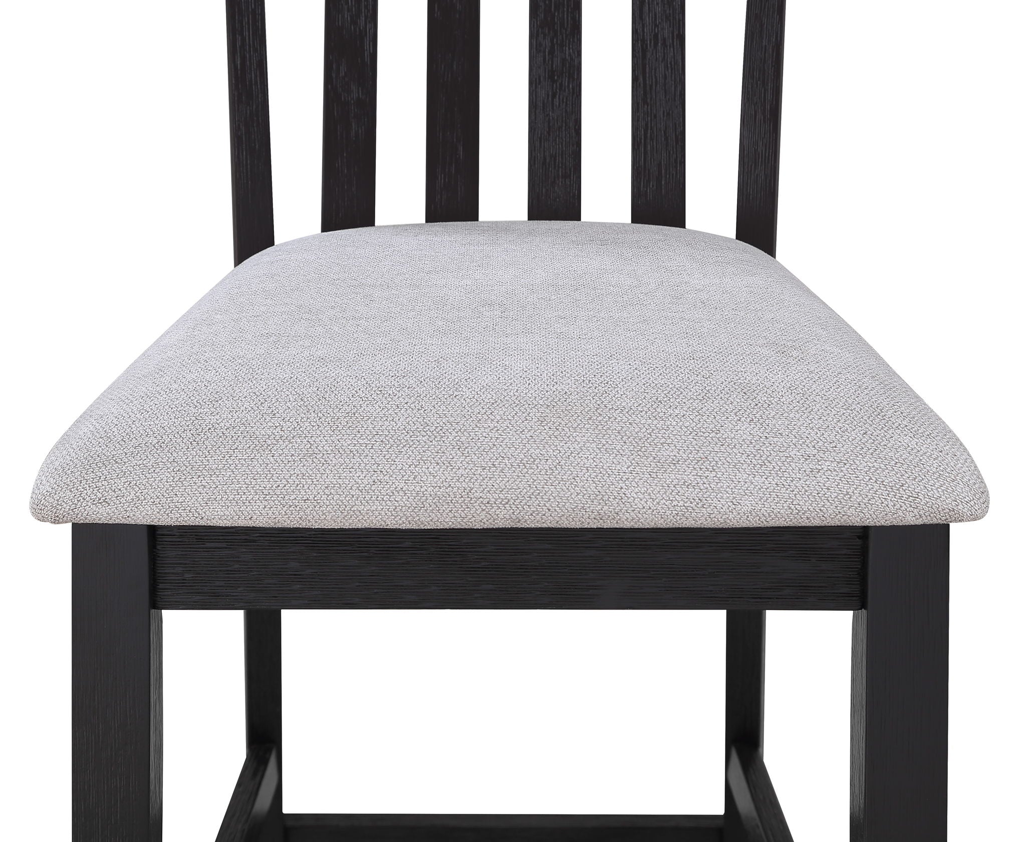 Delfin - Counter Height Chair (Set of 2) - Light Gray / Black